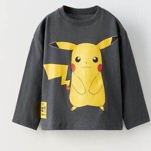 NWT Zara kids Pokemon long sleeves size 4-5T